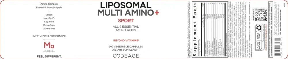 Product image for Liposomal Multi Amino+.