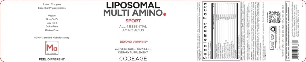 Product image for Liposomal Multi Amino+.