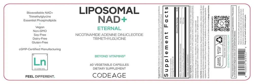 Product image for Liposomal NAD+.