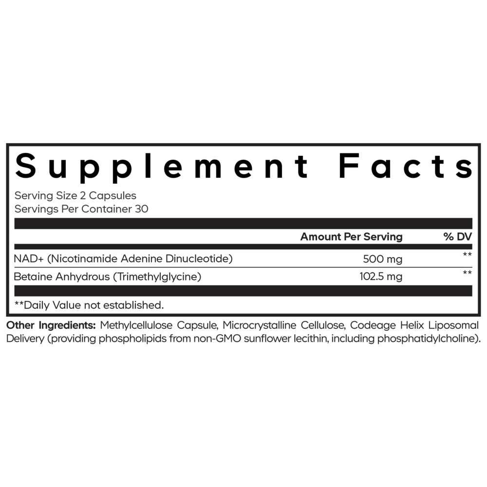Product image for Liposomal NAD+.