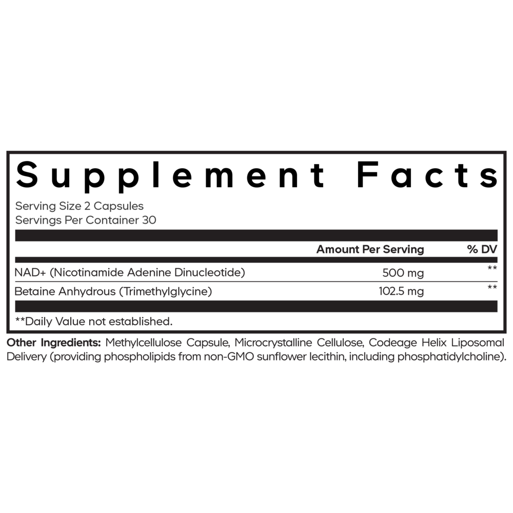 Product image for Liposomal NAD+.