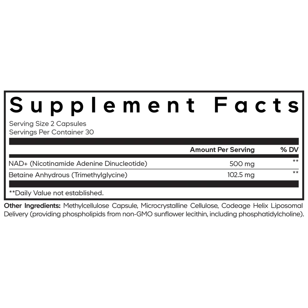 Product image for Liposomal NAD+.