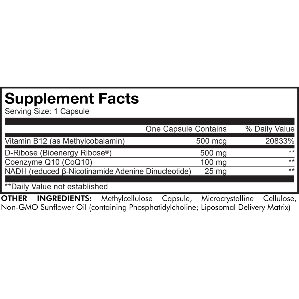 Product image for Liposomal NADH+.