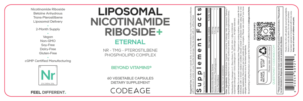 Product image for Liposomal Nicotinamide Riboside+.