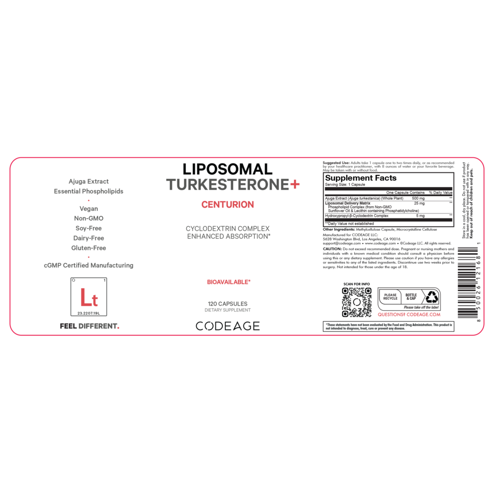 Product image for Liposomal Turkesterone.