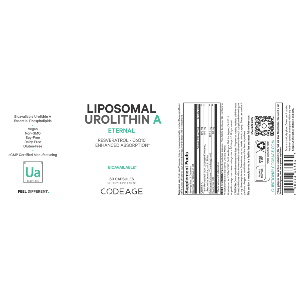 Product image for Liposomal Urolithin A.