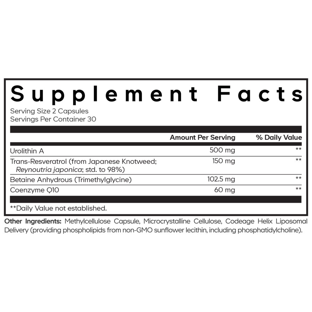 Product image for Liposomal Urolithin A.