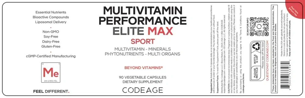 Product image for Multivitamin Performance Elite Max.