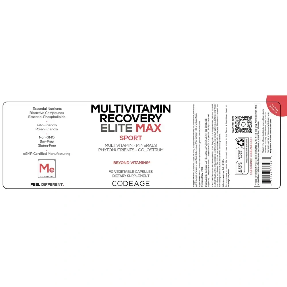 Product image for Multivitamin Recovery Elite Max.