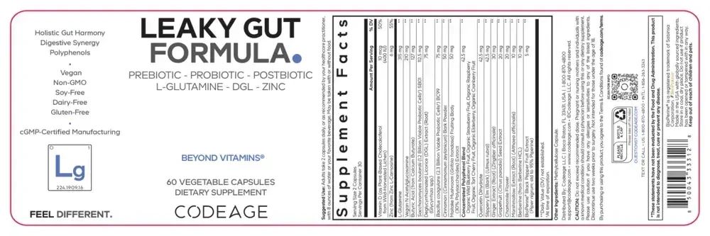 Product image for Leaky Gut Formula.