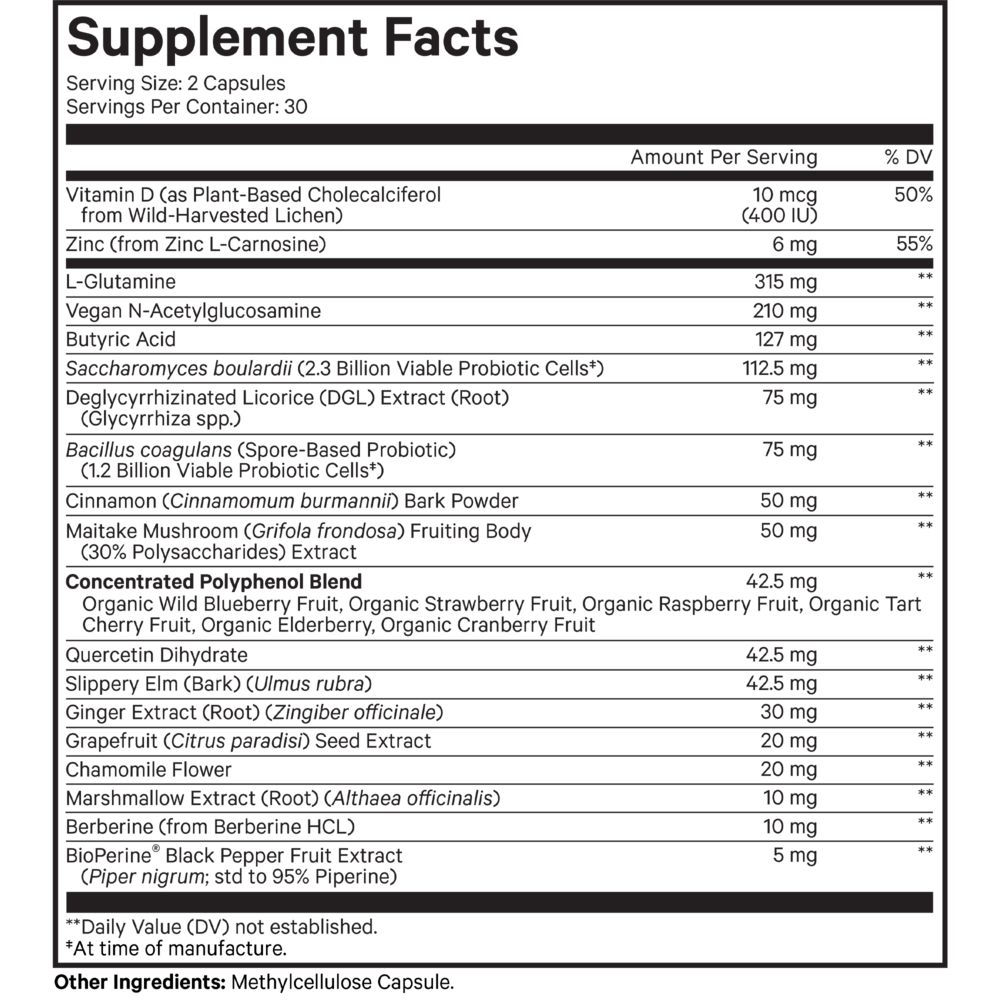 Product image for Leaky Gut Formula.