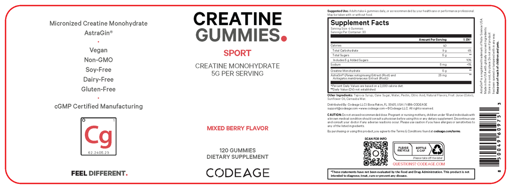 Product image for Creatine Gummies.