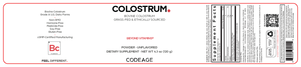 Product image for Colostrum Powder.