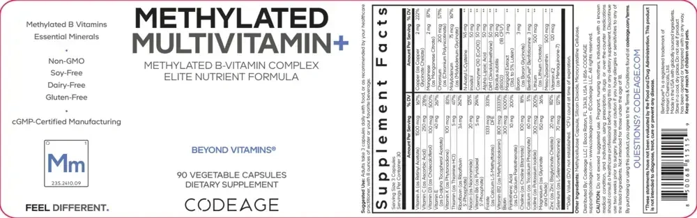 Product image for Methylated Multivitamin+.