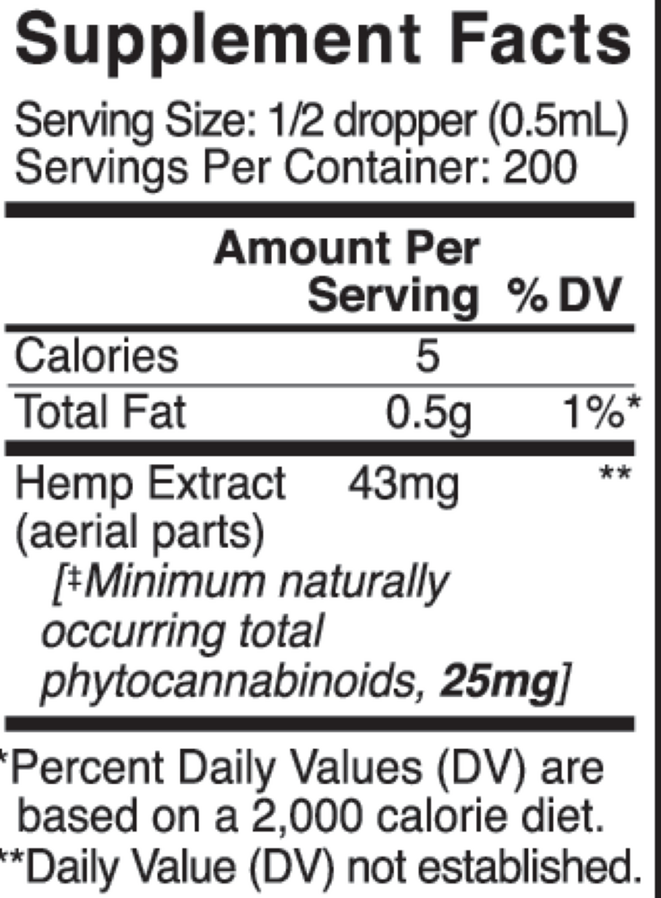 Product image for Original Formula Hemp Extract 50mg - Mint Chocolate.