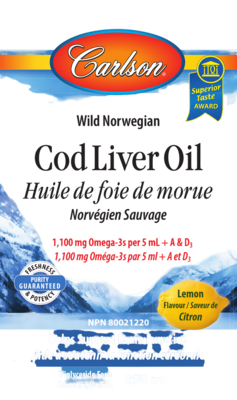 Cod Liver Oil, Lemon