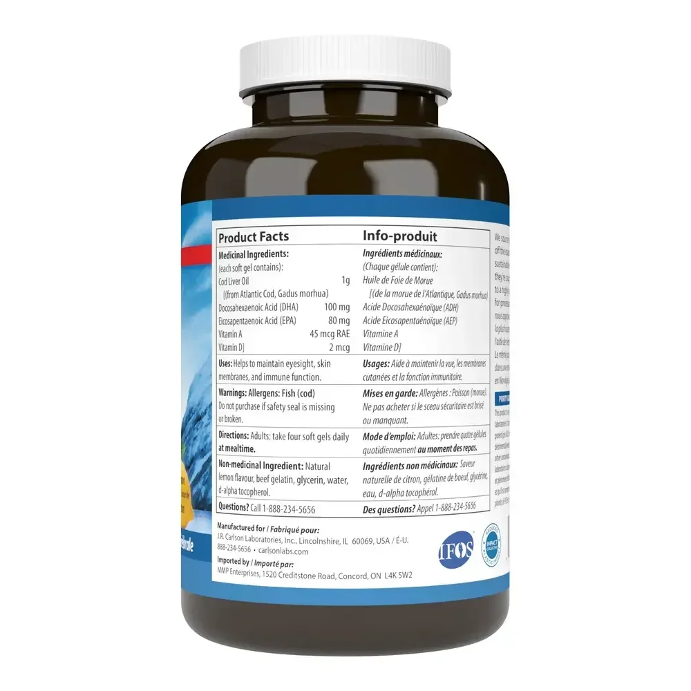 Product image for Cod Liver Oil Lightly Lemon.