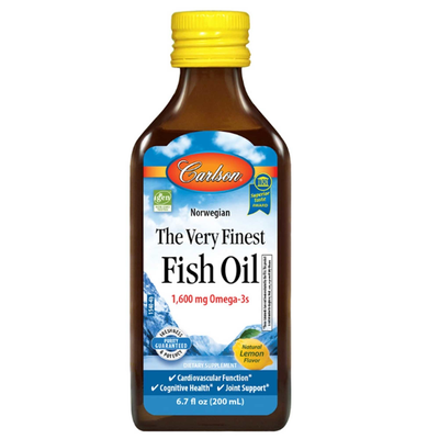 The Very Finest Fish Oil, Lemon product image
