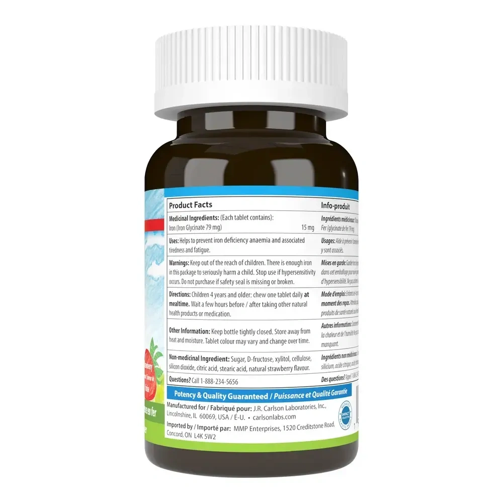 Product image for Kids Chewable Iron 15mg.
