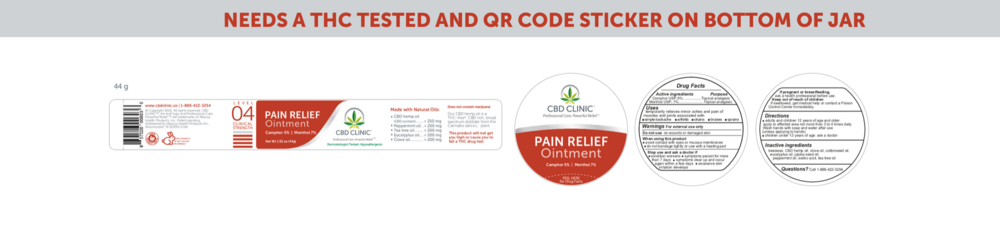 Product image for Level 4 - Pain Relief Ointment.