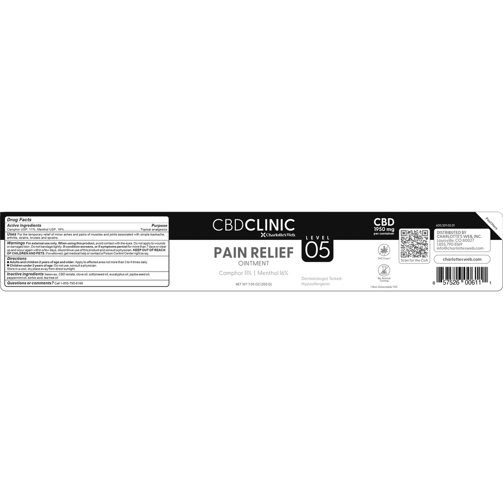 Product image for Level 5 - Pain Relief Ointment.