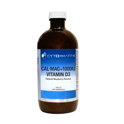 Cal Mag (1000 Iu) Vit D3 Liquid 450 Milliliters