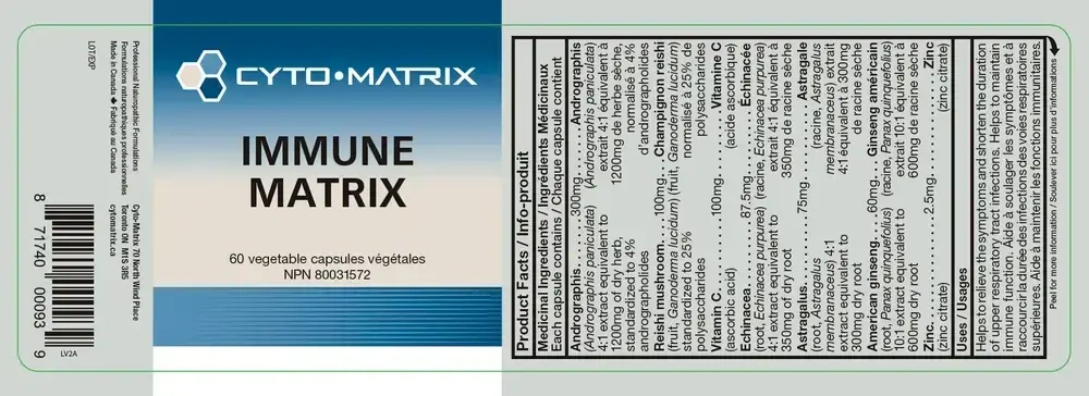 Product image for Immune Matrix.