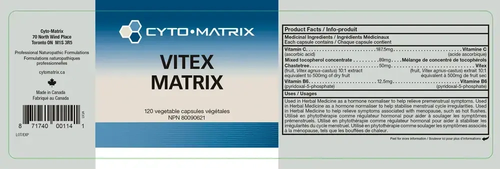 Product image for Vitex Matrix (formerly Progest Matrix).