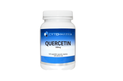 Quercetin 500mg (120 capsules) Product image for Quercetin 500mg (120 capsules).