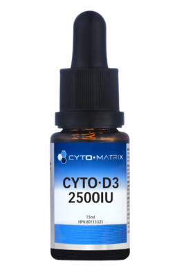 Cyto-D3 Drops 2500IU - MCT Base 15 Milliliters