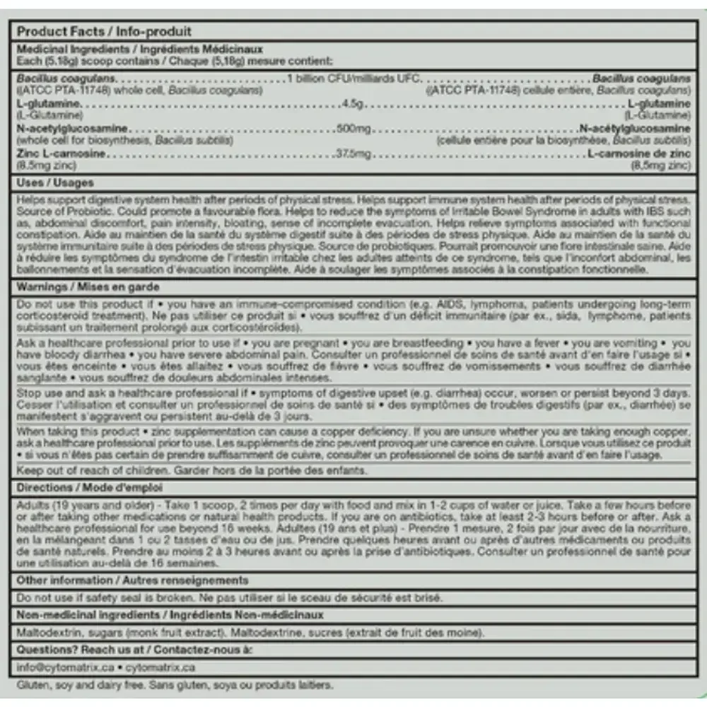 Product image for GI Matrix Powder 311g.