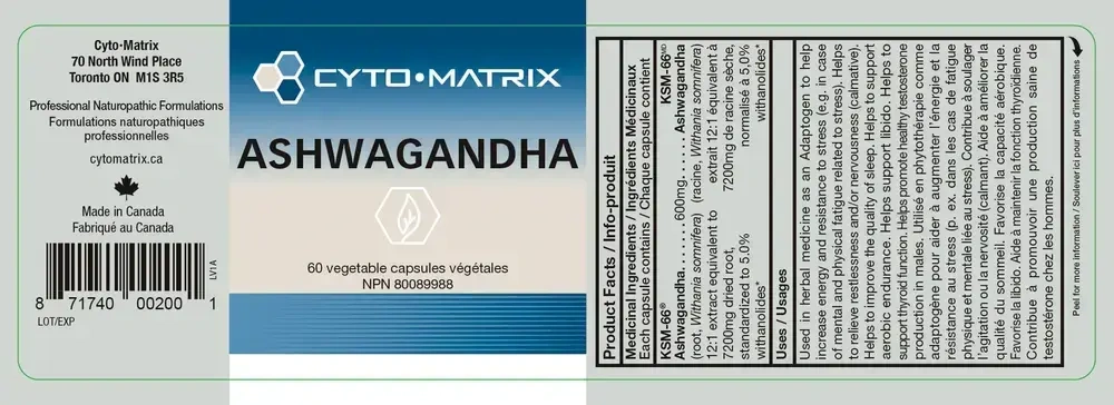 Product image for Ashwagandha.