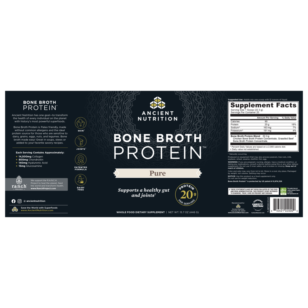 Product image for Bone Broth Protein - Pure.