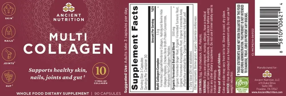 Product image for Multi Collagen Capsules.