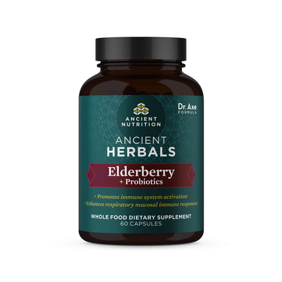 Ancient Herbals Elderberry + Probiotics 60 capsules