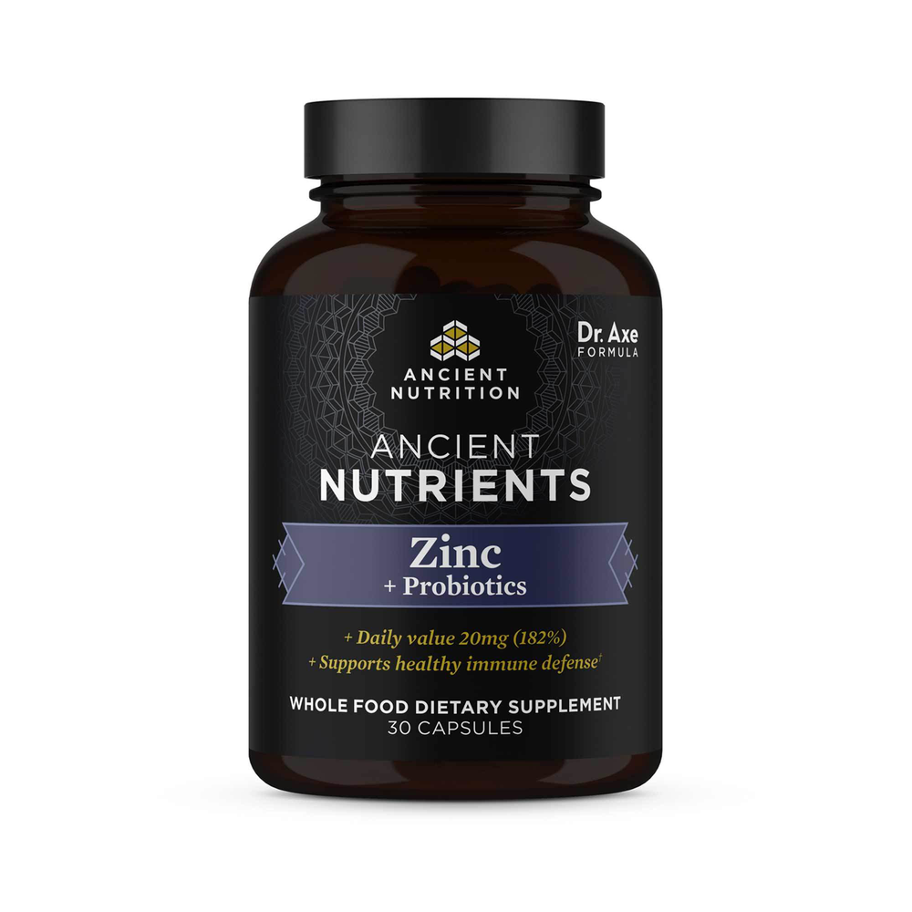 Product image for Zinc + Probiotics.