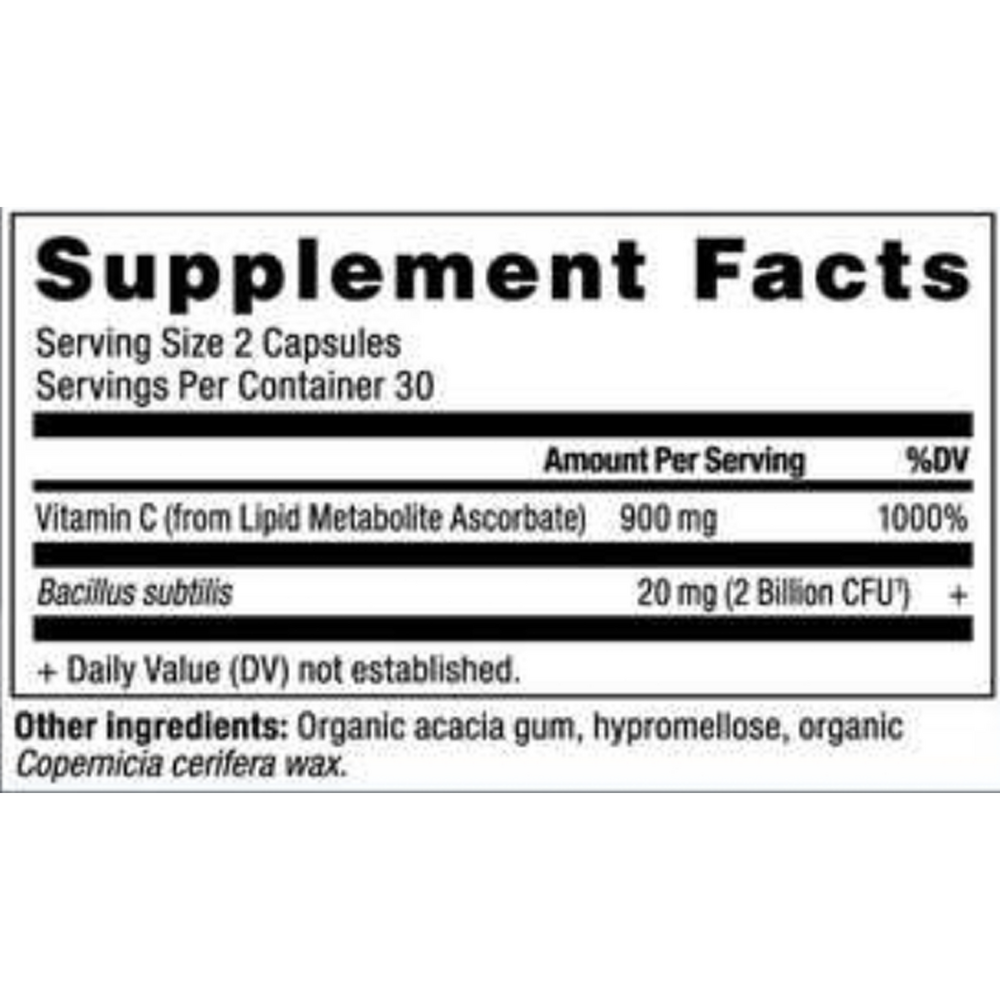 Product image for Vitamin C + Probiotics.