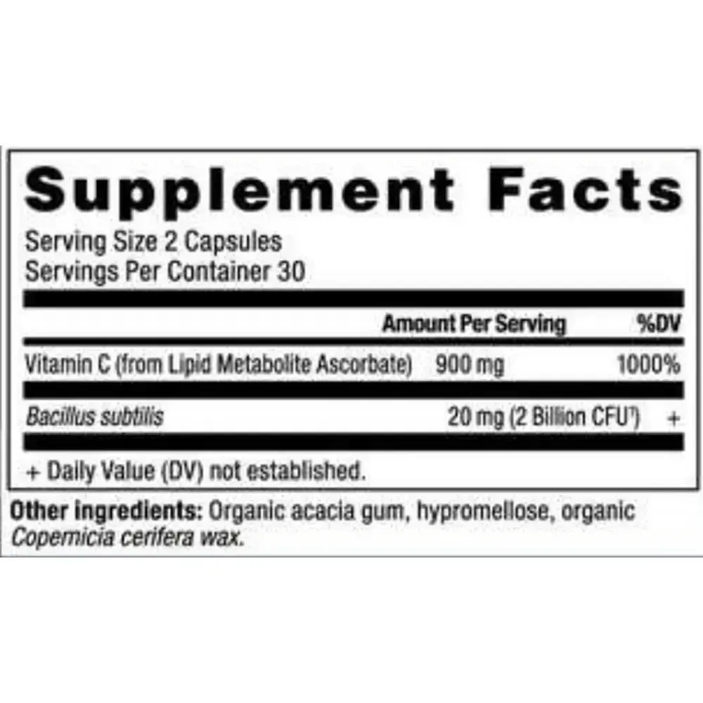 Product image for Vitamin C + Probiotics.