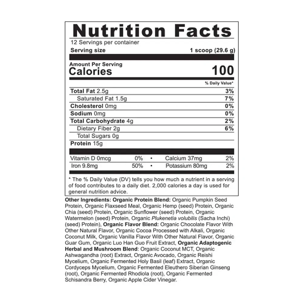 Product image for Plant Protein+ Chocolate.