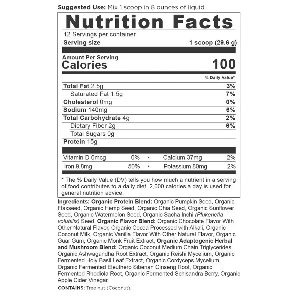 Product image for Plant Protein+ Chocolate.
