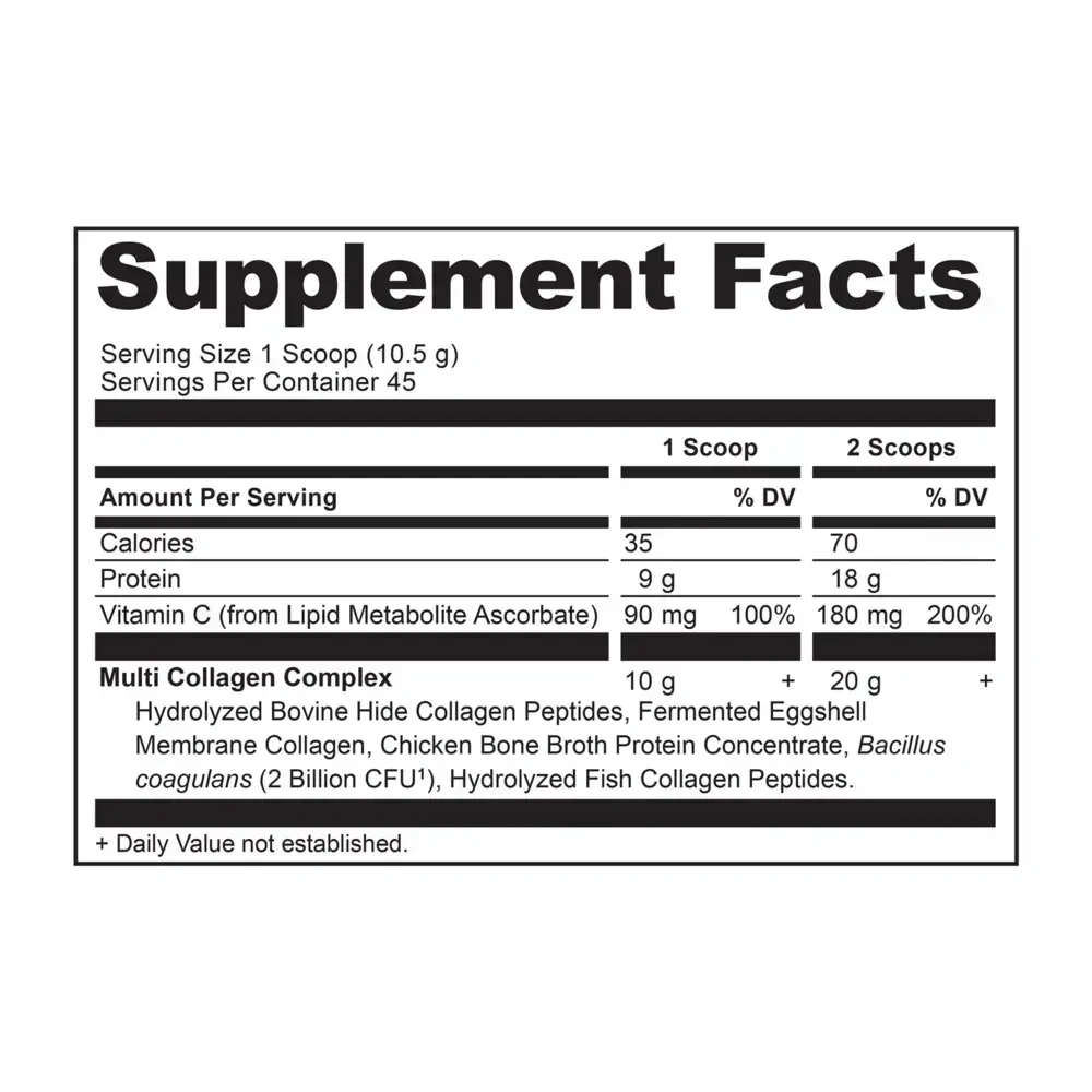 Product image for Multi Collagen Protein Vanilla.
