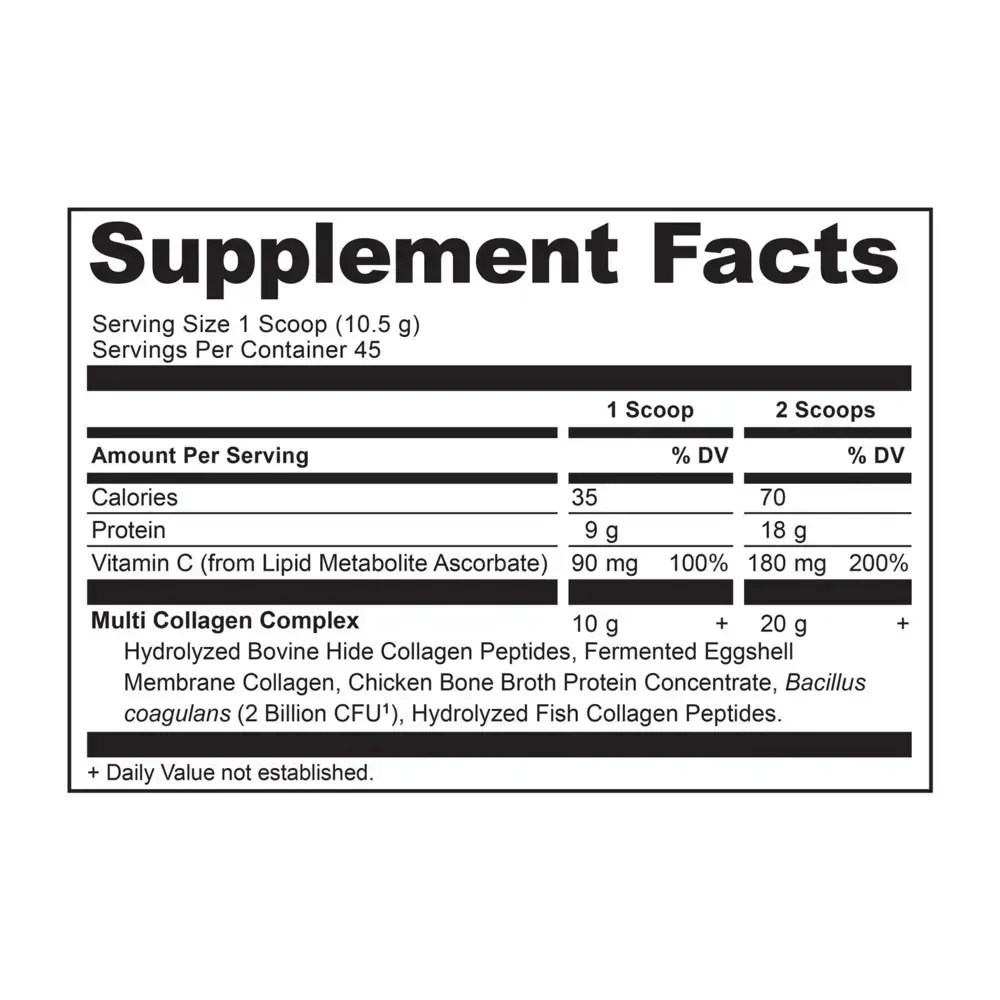 Product image for Multi Collagen Protein Vanilla.