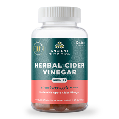 Herbal Cider Vinegar Gummy, Strawberry Apple (60 Chewables)