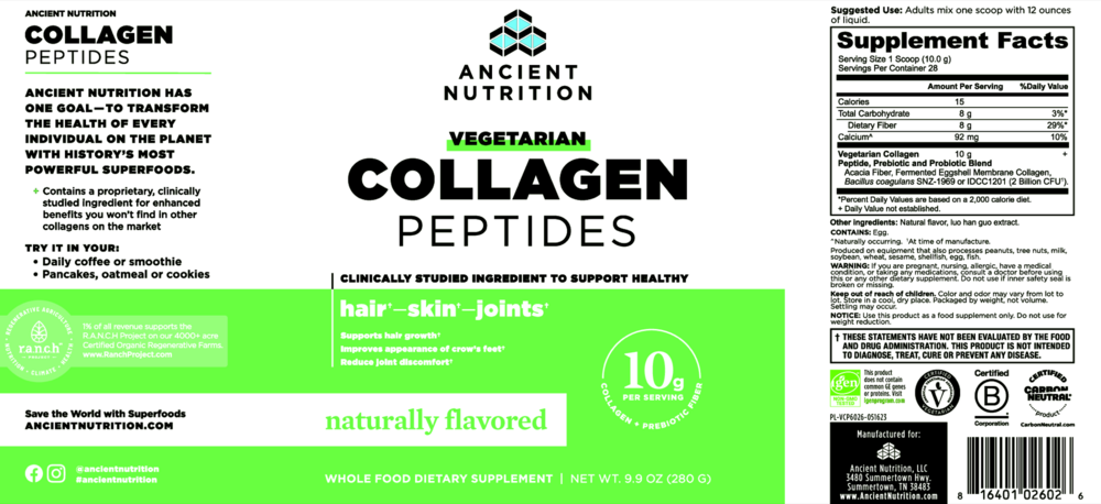 Product image for Vegetarian Collagen Peptides Powder.