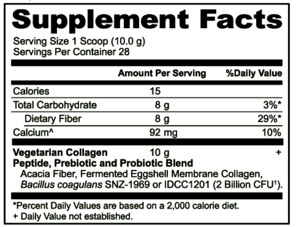 Product image for Vegetarian Collagen Peptides Powder.