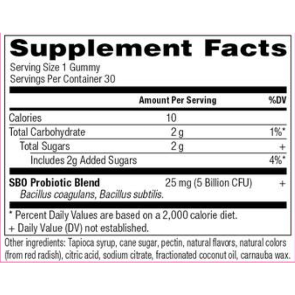 Product image for SBO KIDS Probiotic Gummies, Berry.