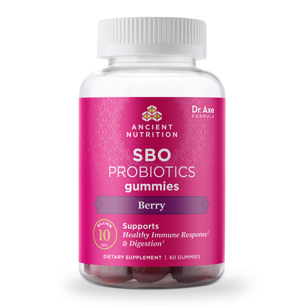 Product image for SBO Probiotic Gummies, Berry.