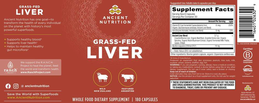 Product image for Grass-Fed Liver.
