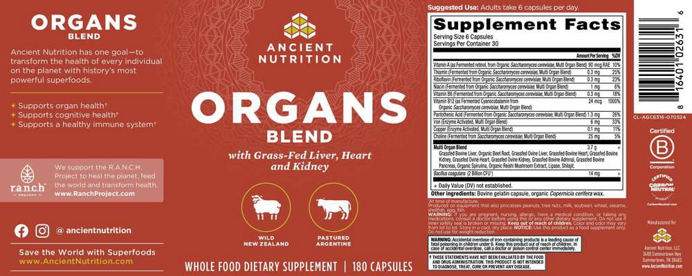 Product image for Organs Blend.
