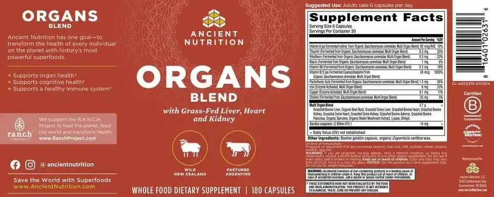 Product image for Organs Blend.